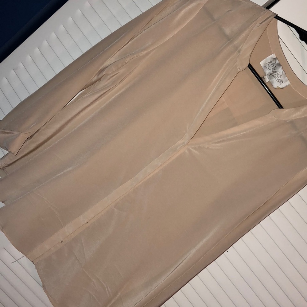 100% silk blouse